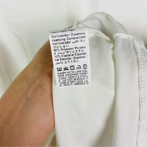 SHEIN Classic White Long Sleeve stretch maternity Shirt Size large maternity - Picture 9 of 10